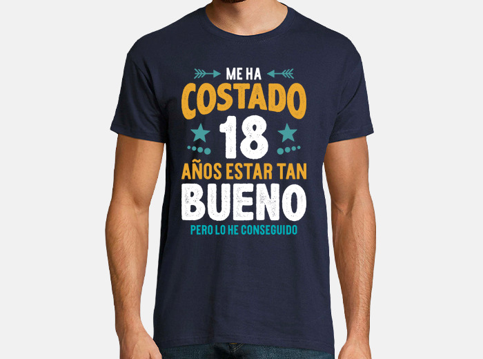 Playera 18 anos cumpleanos chico chica hombre