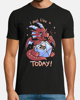 me siento como un 20 hoy - camisa de hombre