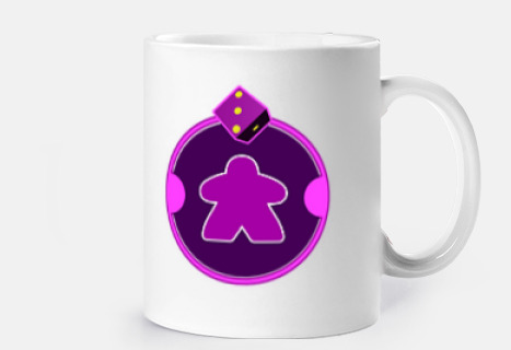 MEEPLE MORADO CON DADO