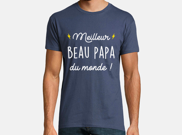 Tee shirt meilleur beau papa du monde tostadora