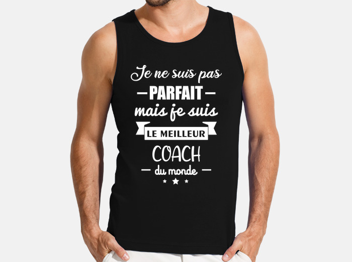 Tee shirt sport meilleur coach du monde