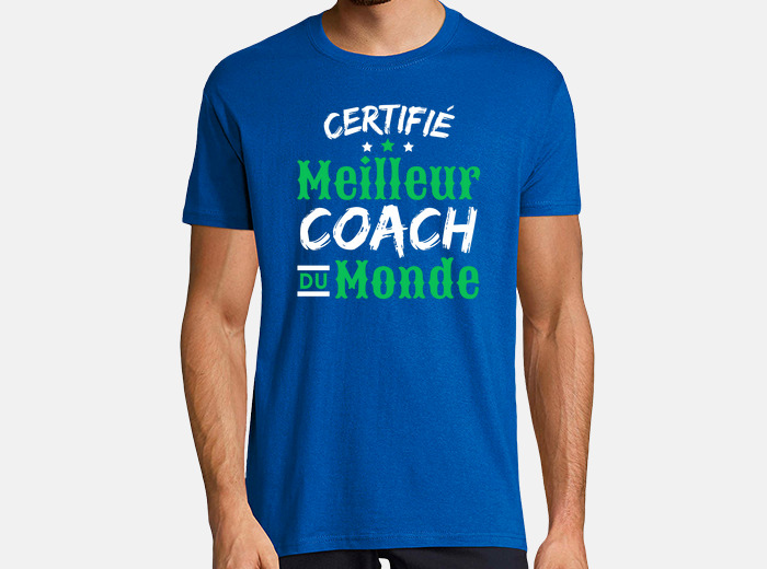 Tee-shirt meilleur coach du monde, cadeau | tostadora