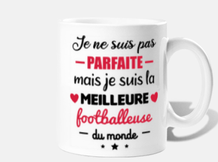 Tasse Céramique Mug Idée Cadeau La Meilleure Footballeuse du Monde Foot  Football