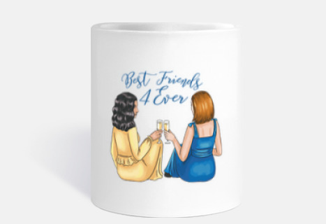 mejores amigos para siempre, hermandad de mujeres, regalo,