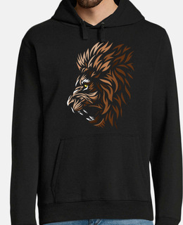 Men, hoodie, black
