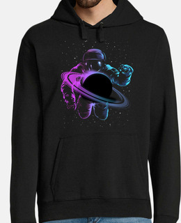 Men, hoodie, black