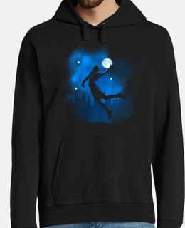 Men, hoodie, black