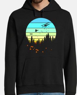 Men, hoodie, black