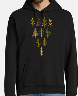 Men, hoodie, black