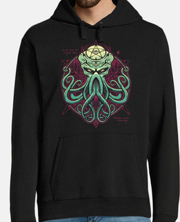 Men, hoodie, black