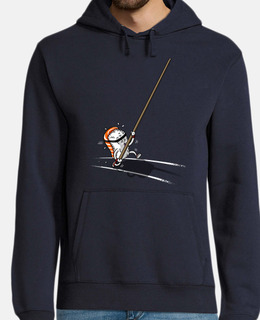 Men, hoodie, navy