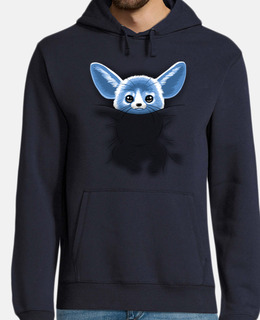 Men, hoodie, navy