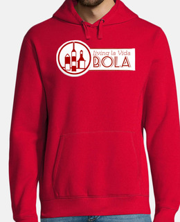 Men, hoodie, red