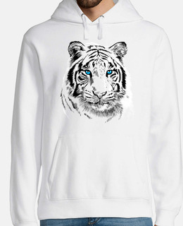 Men, hoodie, white