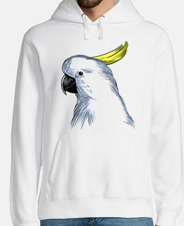 Men, hoodie, white