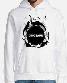 Men, hoodie, white