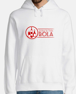 Men, hoodie, white