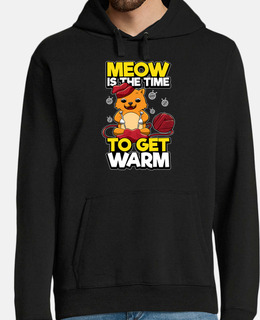 Meow Is The Time Get Warm  Cat Knitting