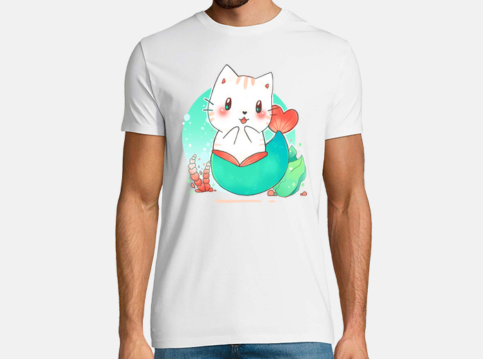 cat mermaid shirt