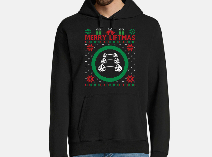 Lifting ugly christmas sales sweater