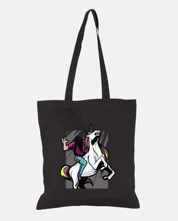 metalero montando un unicornio