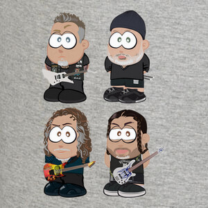 Camisetas Metallica caricaturas