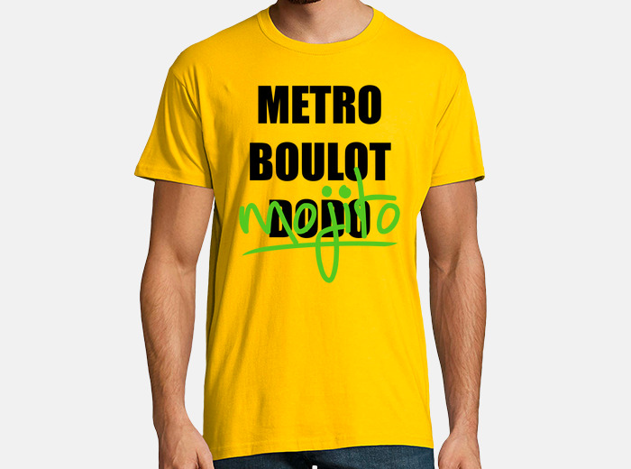 Metro boulot mojito t shirt tostadora