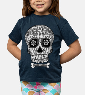 mexican skull black and white !!!