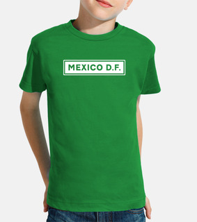 mexico df boy, short sleeve, green