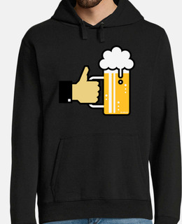 mi piace la birra - pollice in su - squ