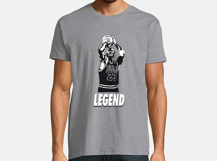 obtener alojamiento suave Camiseta michael jordan - legend letra blanca | laTostadora