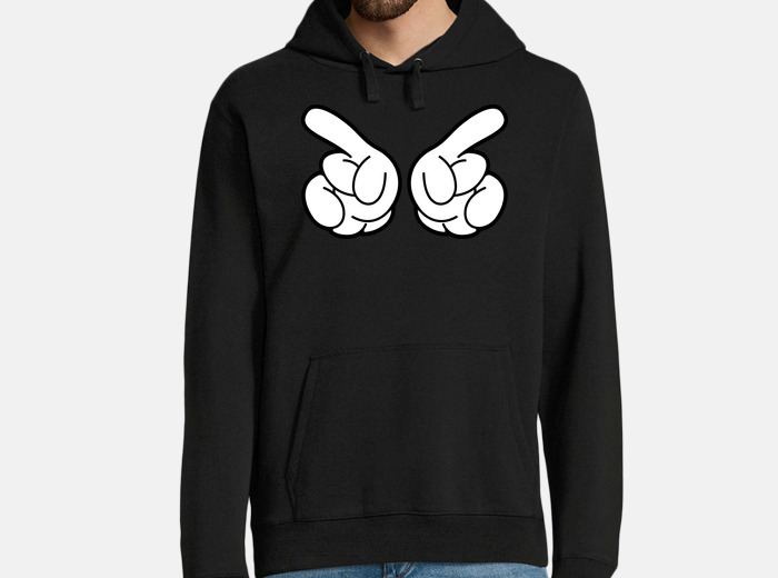 Mickey mouse hands hoodie tostadora