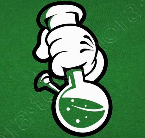 Mickey Mouse - Water Pipe (Bong) T-shirt - 802673 | Tostadora.com