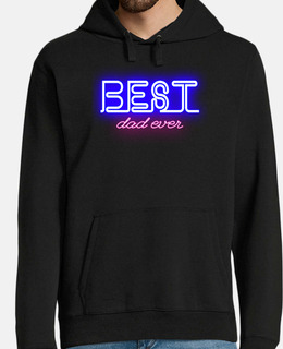 miglior papà mai luci al neon blu e ros
