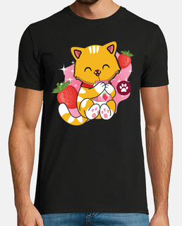 mignon kawaii chat anime art japonais