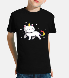 mignon petit chat licorne