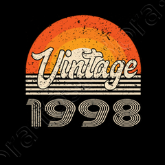 Anniversaire 25 Ans Millésime 1998 Vintage Fête' T-shirt premium Femme