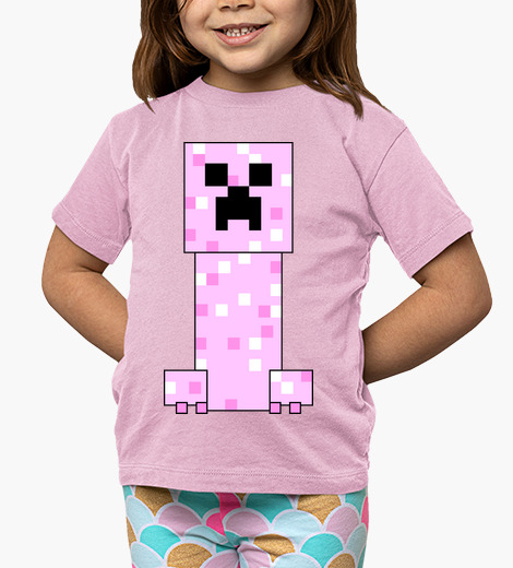 Ropa Infantil Minecraft Pink Creeper NiÑa Latostadora 