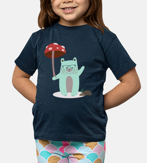 Minty Bear  kids T-shirt