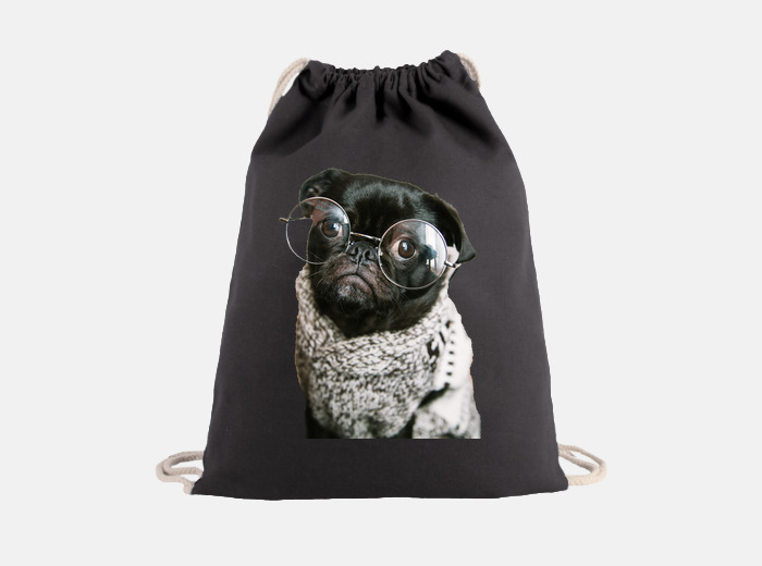 Mochila saco con cuerdas mochila de saco perro. laTostadora
