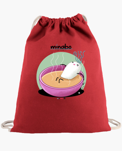 Mochila saco con cuerdas Minabo en la sopa