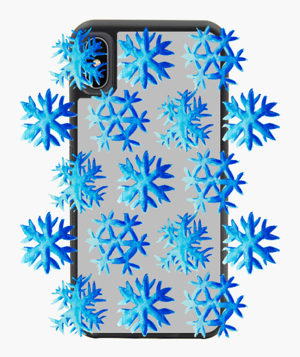 coque iphone xr flocon de neige