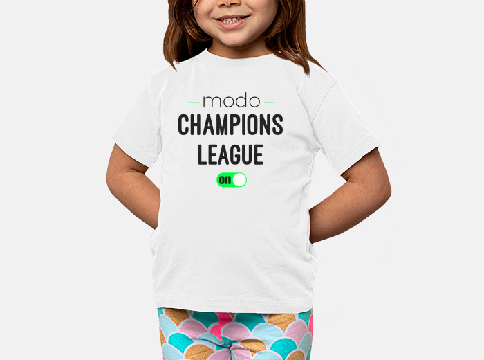 Camiseta ninos modo champions league acti. laTostadora Mexico