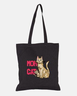 Mom cat - bolsa de tela