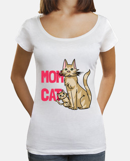 Mom Cat - camiseta mujer