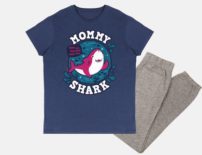 mommy shark stroke