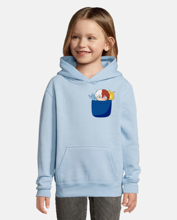 mon demi-héros - sweat-shirt à poche
