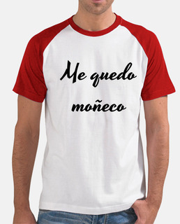 Moñeco Hombre, estilo béisbol, blanca y roja
