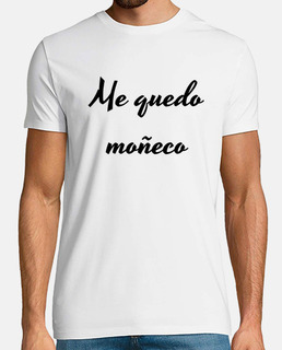 Moñeco Hombre, manga corta, blanco, calidad extra