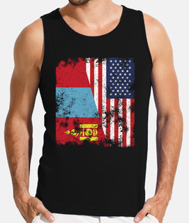 mongolie usa drapeau moitié américain